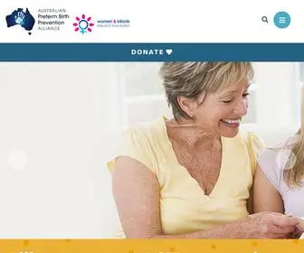 Pretermalliance.com.au(The Australian Preterm Birth Prevention Alliance APBPA) Screenshot