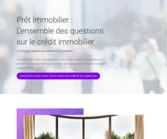 Pretimmobiliers.fr(Domicar Root) Screenshot