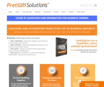 Pretiumsolutions.com.au(Accounting Services in Sydney) Screenshot