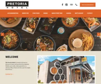 Pretoriahotel.com.au(The Pretoria Hotel) Screenshot