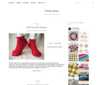 Pretty-Ideas.com(Crochet Sewing Knitting) Screenshot