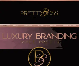 Prettybossbranding.net(Pretty Boss Branding) Screenshot