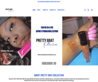 Prettybratcosmetics.com(Pretty Brat Kollection LLC) Screenshot