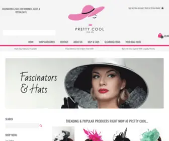 Prettycool.co.uk(Hats & Hair Accessories For Weddings & Race Days) Screenshot