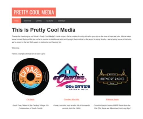 Prettycool.us(Streaming Pretty Cool Stations Worldwide) Screenshot
