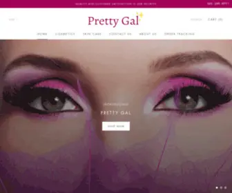 Prettygalcosmetics.com(Pretty Gal Cosmetics) Screenshot