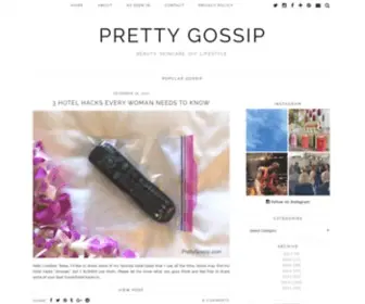 Prettygossip.com(Pretty Gossip) Screenshot