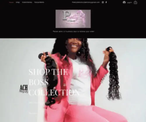 Prettyhairbossco.com(100% Virgin Hair) Screenshot