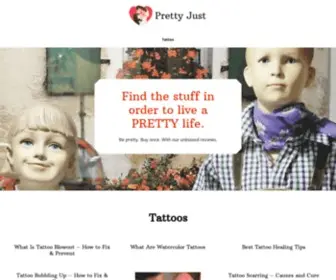 Prettyjust.com(A Guide to Be Pretty) Screenshot