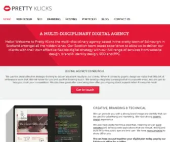Prettyklicks.com(Web Design) Screenshot