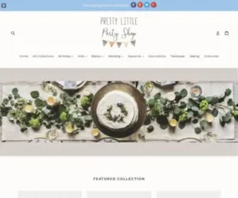 Prettylittlepartyshop.com(Create an Ecommerce Website and Sell Online) Screenshot