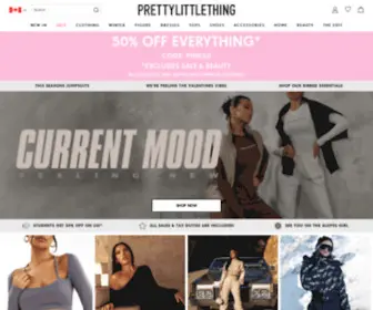 Prettylittlething.ca(Women's Fashion Clothing & Dresses) Screenshot