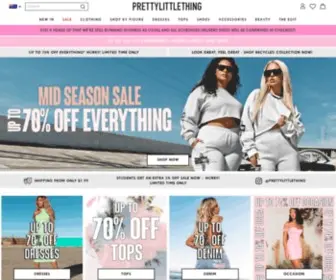 Prettylittlething.com.au(Women's Fashion Clothing & Dresses) Screenshot
