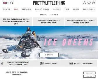 Prettylittlething.com(Women's Fashion Clothing & Dresses) Screenshot