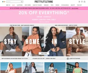 Prettylittlething.ie(Women's Fashion Clothing & Dresses) Screenshot