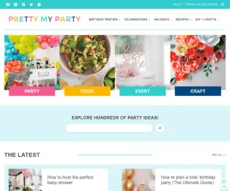 Prettymyparty.com(Pretty My Party) Screenshot