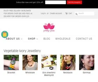 Prettypinkjewellery.com(Pretty Pink Jewellery) Screenshot