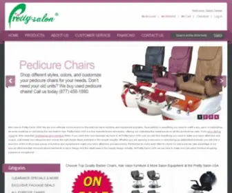 Prettysalonusa.com(Hair Salon Furniture) Screenshot