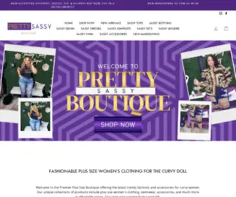 Prettysassycouture.com(Pretty Sassy Boutique) Screenshot