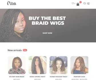 Prettywomanstore.com(Buy The Best Premium Braid Wigs) Screenshot