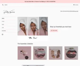 Prettyxssentials.com(Pretty Xssentials Cosmetics) Screenshot