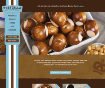 Pretzilla.com(Soft, irresistible pretzel bread & bites) Screenshot