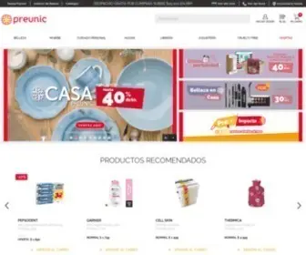 Preunic.cl(Belleza, Cuidado y Hogar a Precios Convenientes) Screenshot