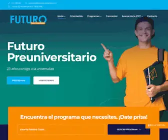 Preuniversitariofuturo.cl(Contigo a la Universidad) Screenshot