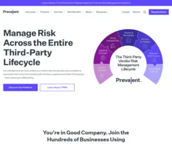 Prevalent.net(Third-Party Vendor Risk Management Solutions) Screenshot