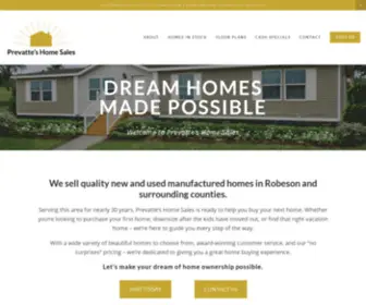 Prevattehomesales.com(Private Site) Screenshot