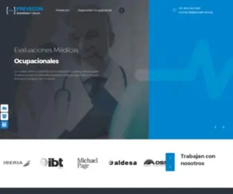 Prevecon.org(Seguridad Ocupacional y Salud Ocupacional) Screenshot