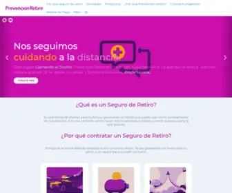 Prevencionretiro.com.ar(Inicio) Screenshot