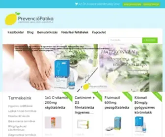 Prevenciopatika.hu(Online patika) Screenshot