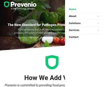 Prevenio.com(Jbt corporation) Screenshot