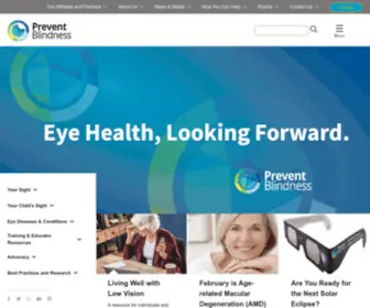Preventblindness.org(A Lifetime of Healthy Vision) Screenshot