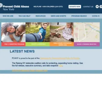 Preventchildabuseny.org(PCANY) Screenshot