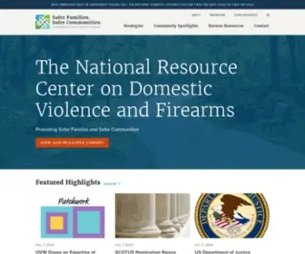 Preventdvgunviolence.org(The National Resource Center on Domestic Violence and Firearms) Screenshot