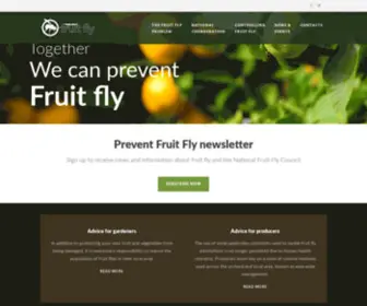 Preventfruitfly.com.au(Working together to prevent fruit fly in Australia) Screenshot