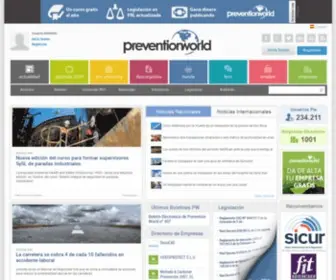 Prevention-World.com(Información y Recursos Prevención de Riesgos Laborales) Screenshot