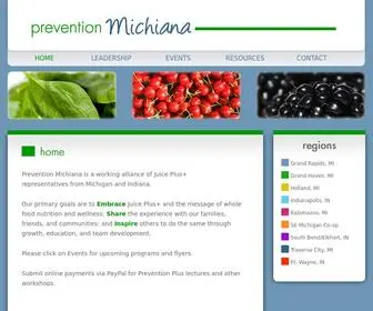 Preventionmichiana.com(Prevention michiana) Screenshot