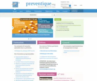 Preventique.org(Groupe Préventique) Screenshot
