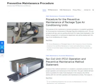 Preventivemaintenanceprocedure.com(Preventive Maintenance Procedure) Screenshot