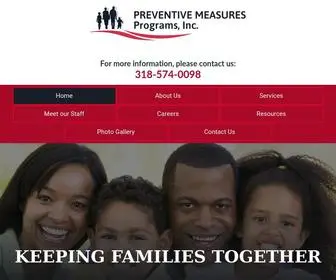 Preventivemeasures.org(Preventive Measures Programs) Screenshot