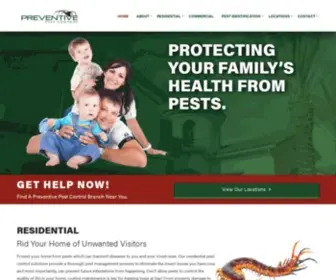 Preventivepestcontrol.com(Commercial & Residential Exterminator) Screenshot