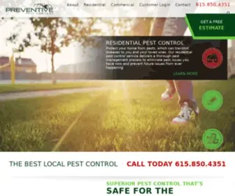 Preventivepesttennessee.com(Nashville Pest Control) Screenshot