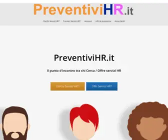 Preventivihr.it(Il Punto d'incontro tra Domanda e Offerta di Servizi HR) Screenshot