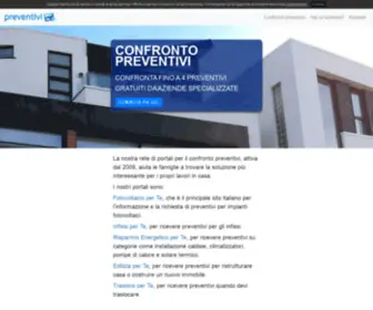 Preventiviperte.com(Preventivi per Te) Screenshot