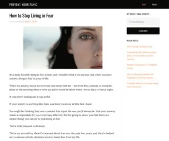 Preventyourpanic.com(Xiao Yan) Screenshot