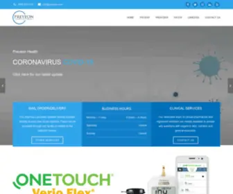 Preveon.com(Preveon Health) Screenshot