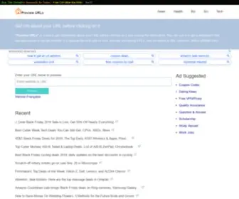 Preview-URLS.com(Preview URL) Screenshot